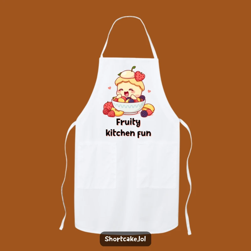 Funny Diving Shortcake Fruit Apron – Cook With Joyful Flair!