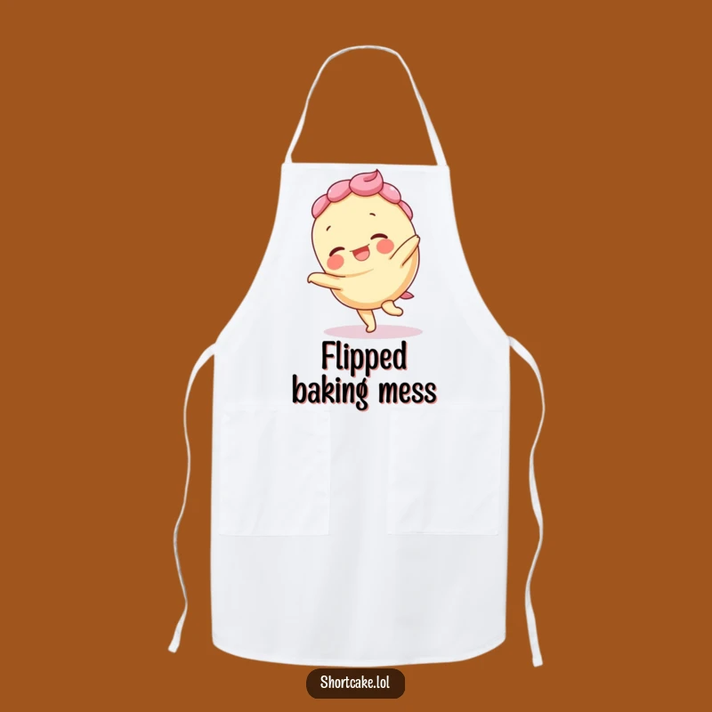Funny Giggling Shortcake Cartwheel Apron: Cook with Energy and Fun