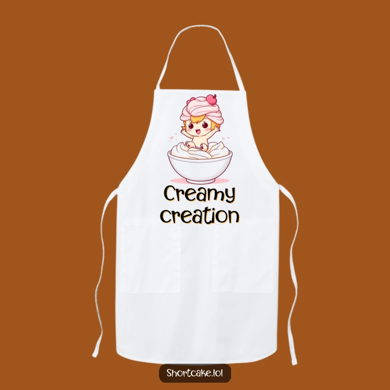 Funny Shortcake Apron: Chef Character Fun, Perfect Kitchen Funny Gift!