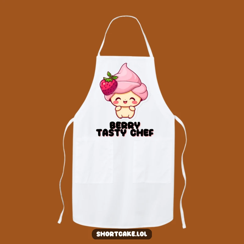 Funny Shortcake Apron: Happy Baker, Perfect Humorous Dessert Gift