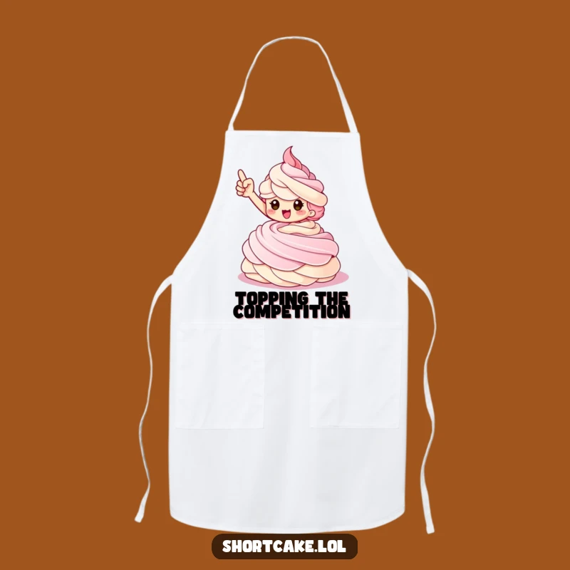Funny Shortcake Triumphant Apron: Kitchen Victory Dessert Wear, Great Funny Gift