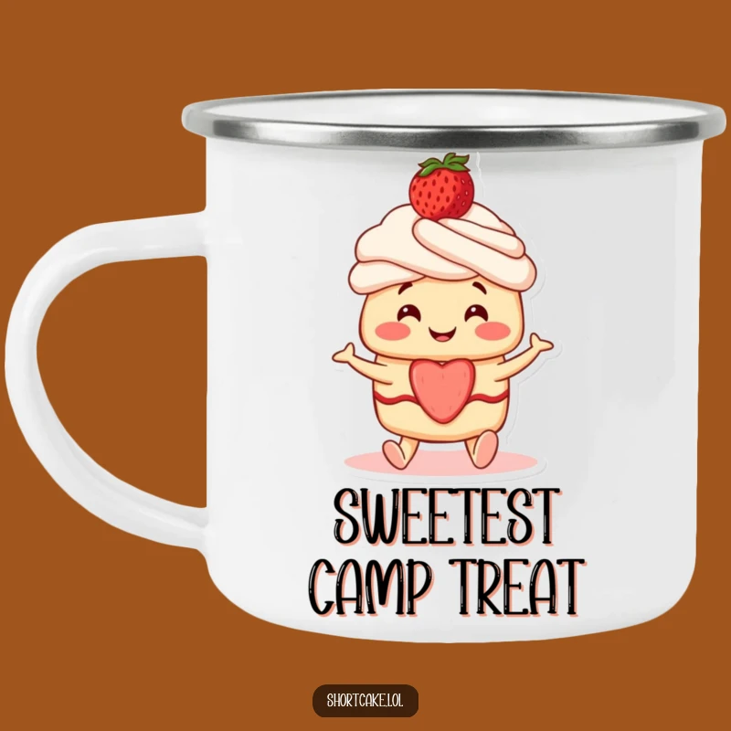 Funny Shortcake Wiggle Camping Mug: Sweet Adventures