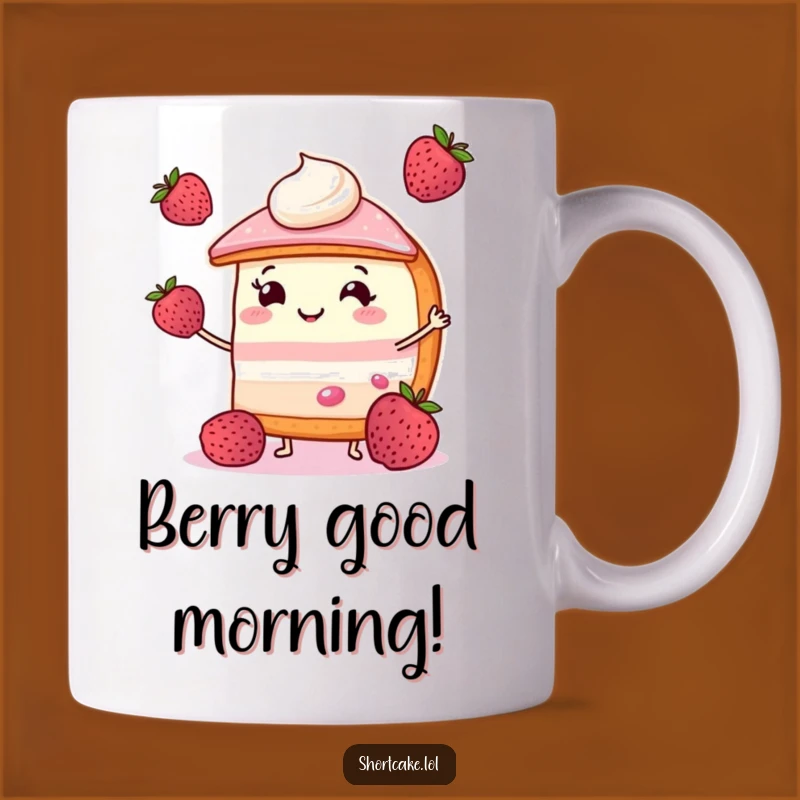 Funny Juggling Shortcake Mug: A Joyful & Sweet Gift for Dessert Lovers