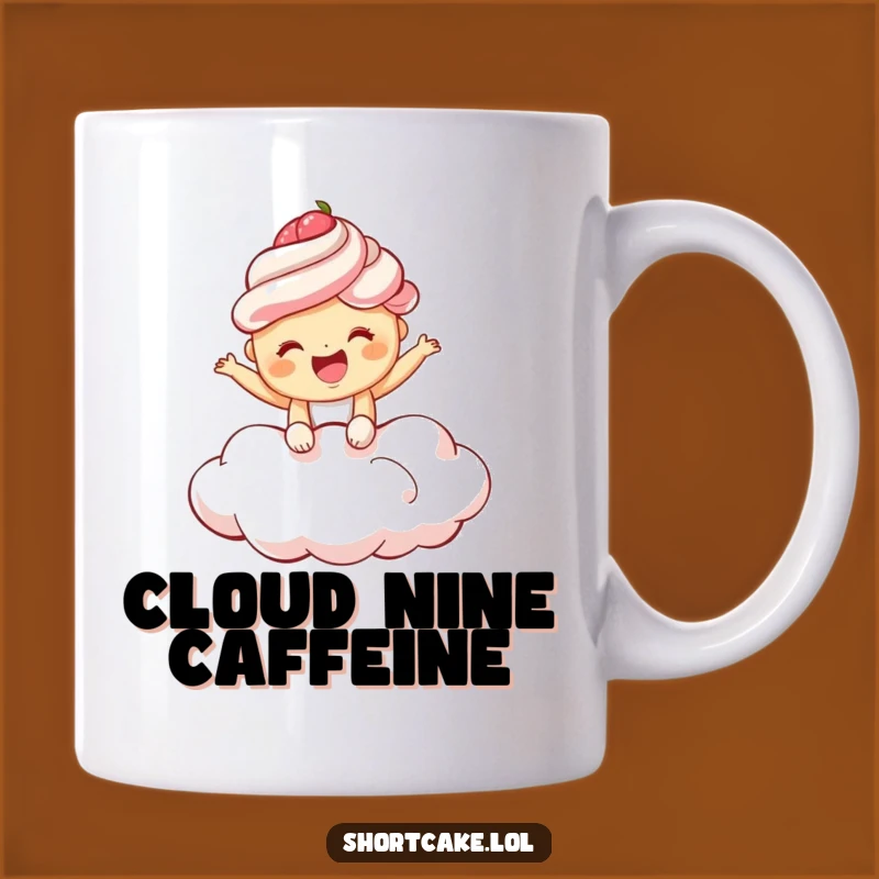 Funny Giggling Shortcake Mug: Heavenly & Joyful Gift for Dessert Lovers