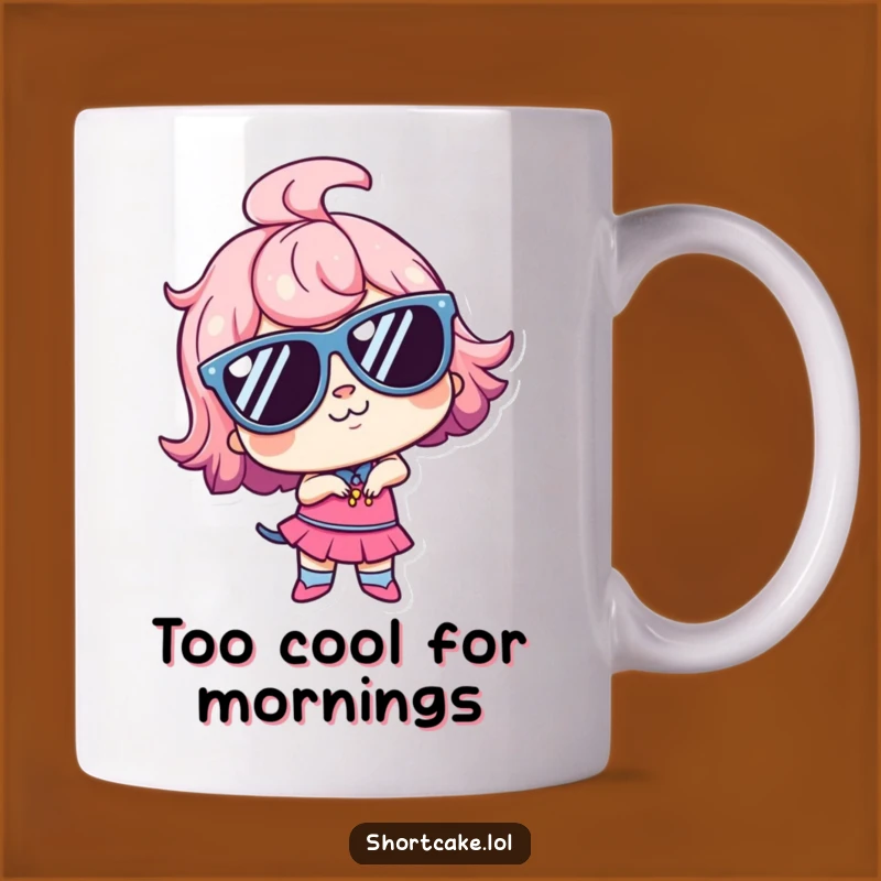 Funny Goofy Shortcake Mug: Cool Vibes and Hilarious Poses for Dessert Lovers