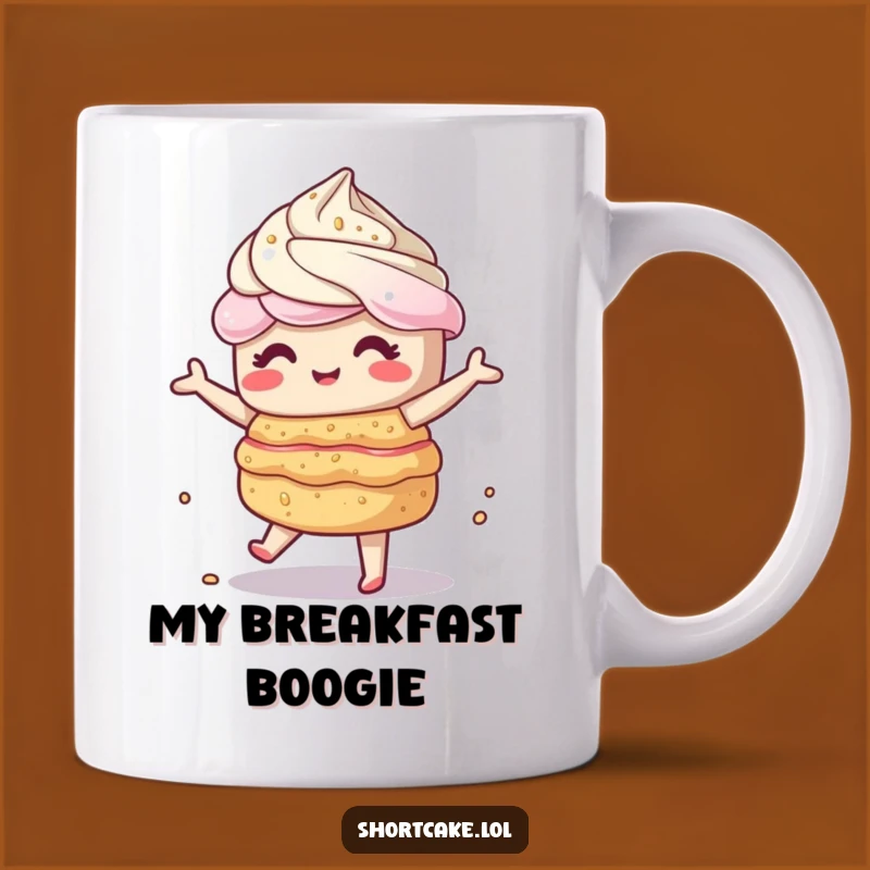 Funny Wobbling Shortcake Mug: Hilarious Treat for Dance Lovers and Sweet Souls