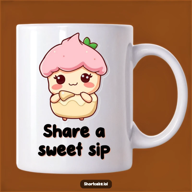 Funny Sweet Shortcake Mug - Sharing Dessert Treat Gift