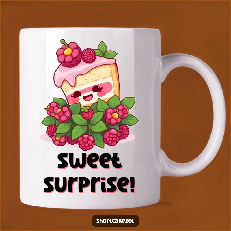 Funny Shortcake Surprise Mug: Berry Bush Pop-Out, Perfect Funny Gift for Dessert Lovers