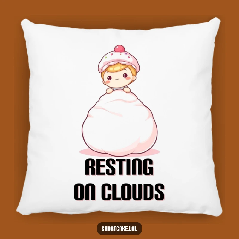 Funny Meringue Shortcake Pillow – Cozy Up With Dessert Dreams!