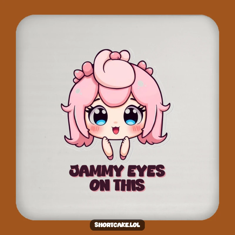 Funny Shortcake Coaster: Protect Surfaces with Sweet Surprise