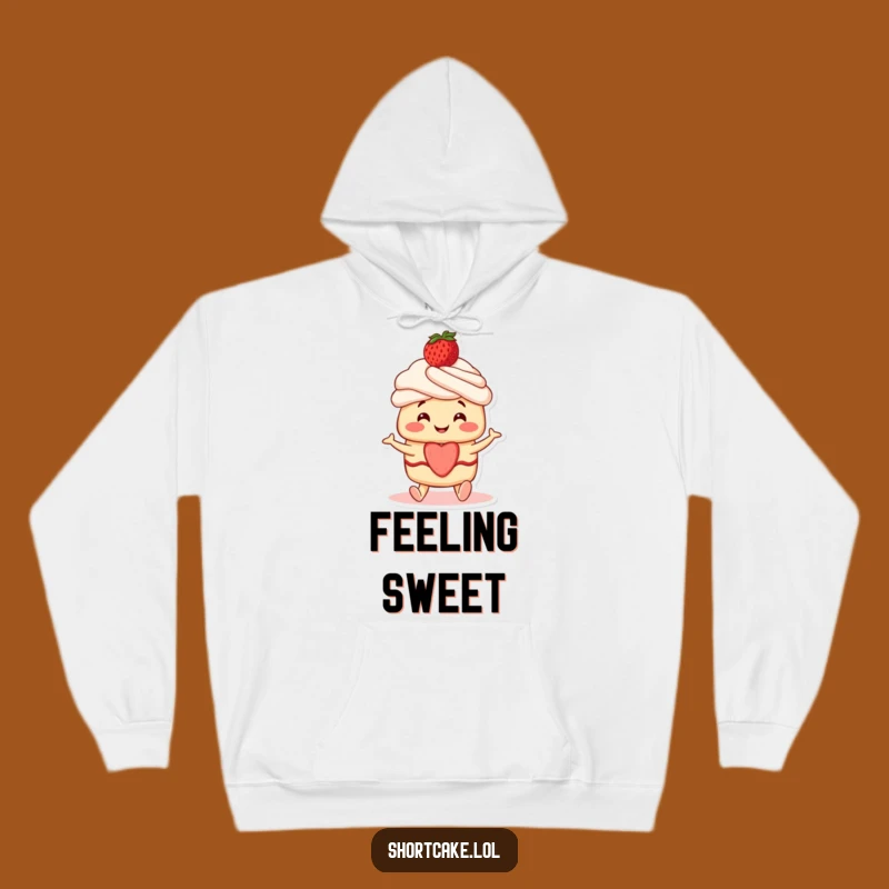 Cozy Funny Shortcake Wiggle Hoodie: Sweet Comfort Character