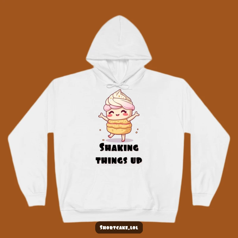 Cozy Funny Wobbling Shortcake Hoodie: Warmth and Fun Moves