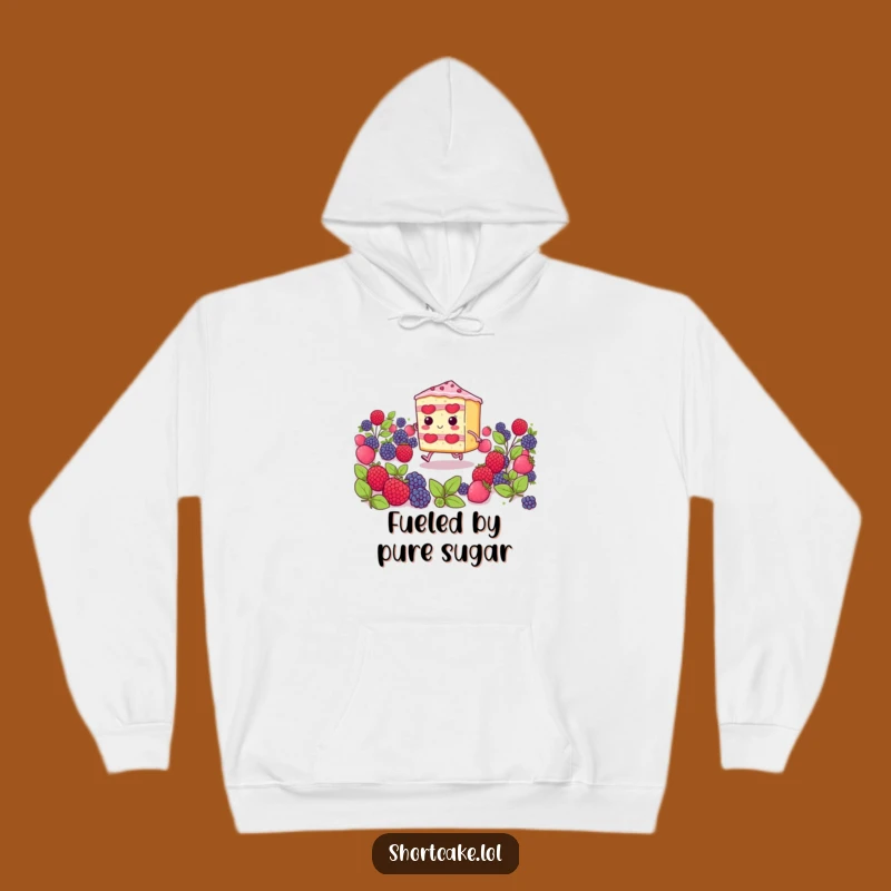 Cozy Funny Shortcake Skipping Slice Hoodie: Your Sweet Escape into Comfort