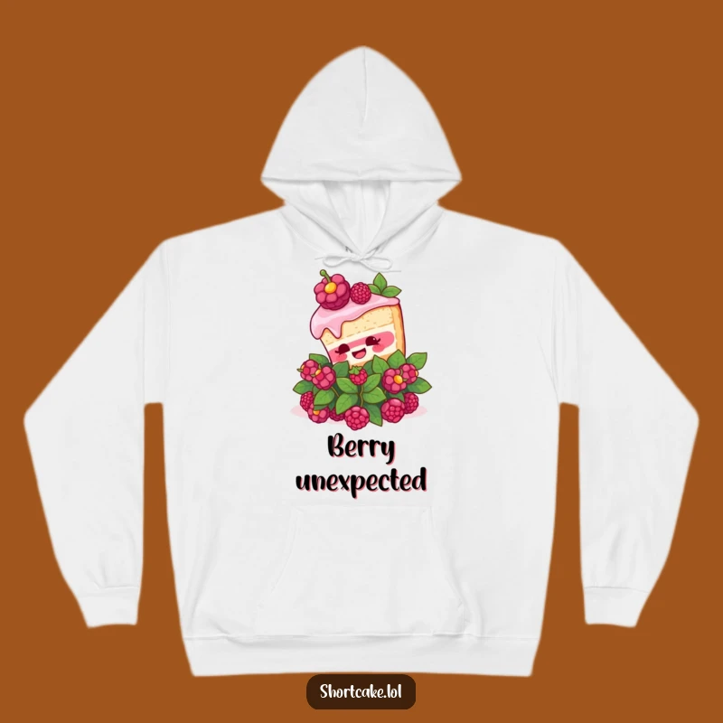 Funny Shortcake Surprise Hoodie: Cozy Berry Bush Sweatshirt, Best Funny Gift for Comfort
