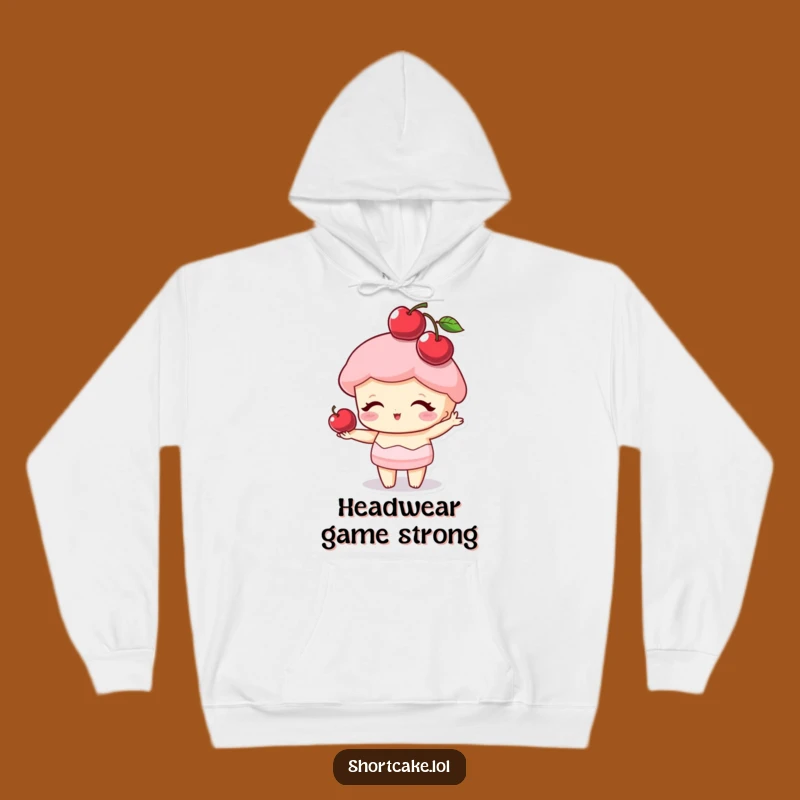 Cozy Funny Cherry Hat Shortcake Hoodie: Your Sweet Companion for Chilly Days