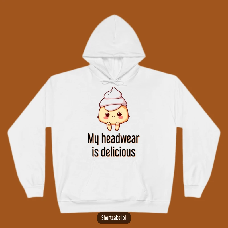 Cozy Shortcake Cream Hat Hoodie: Stay Warm with This Funny and Whimsical Dessert Apparel