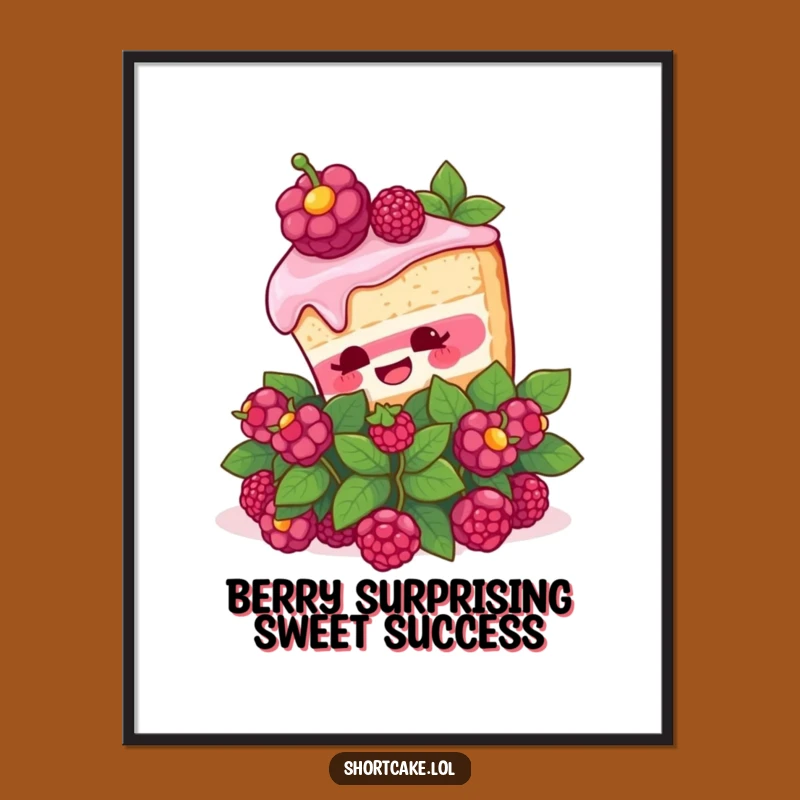 Free Printable Wall Art: Whimsical Shortcake Surprise, Dessert Decor Download