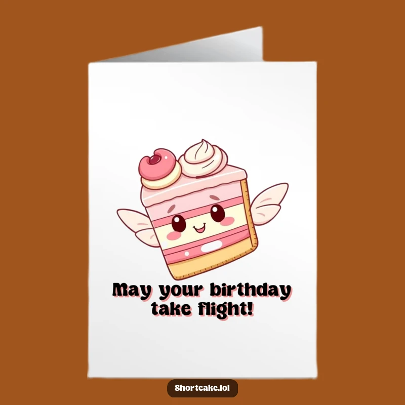 Flying Shortcake Birthday Card: Free Printable - Wish Upon a Dessert!