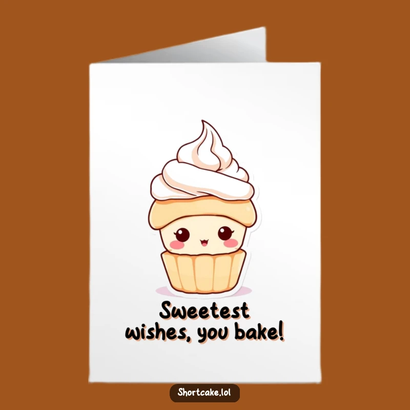 Free Printable Birthday Card: Funny Shortcake Hat Design for Instant Laughs