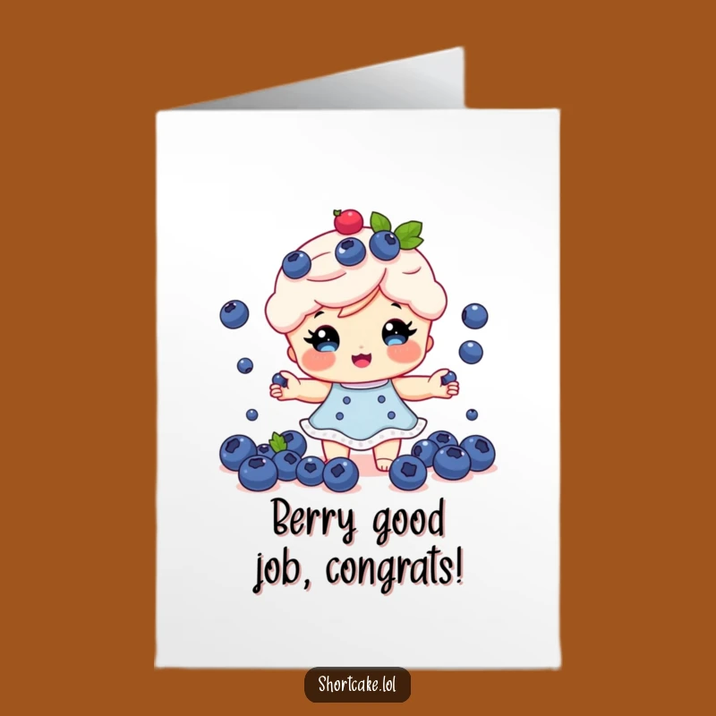 Free Printable Juggling Shortcake Congrats Card - Tasty Downloadable Greeting