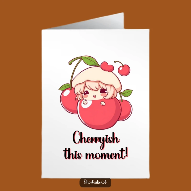 Congrats Card: Free Printable Shortcake Cherry Peek, Humorous Download