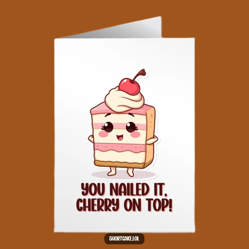 Proud Shortcake Congrats Card: Free Printable - Celebrate Success!