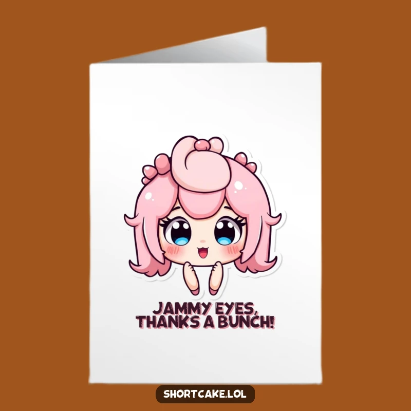 Free Printable Shortcake Thank You Card - Surprised Sweetness for Your Generosity!