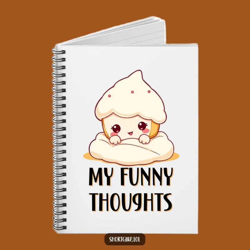Funny Shortcake Face Notebook: Jot Down Ideas with Sweet Silliness