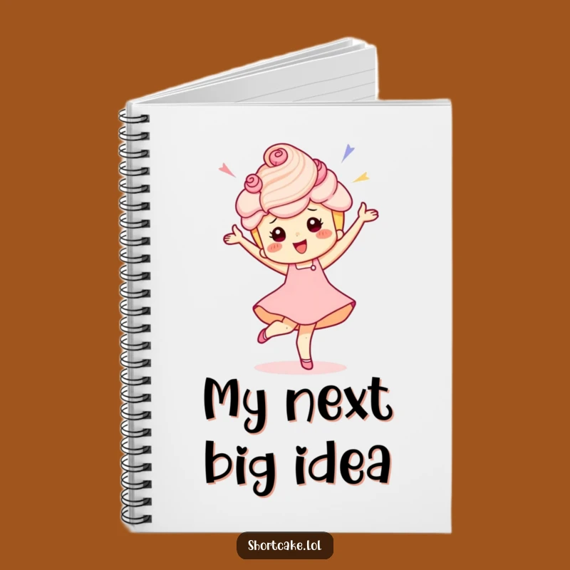 Funny Shortcake Pirouette Notebook: Jot Down Sweet Ideas & Laughs Gift