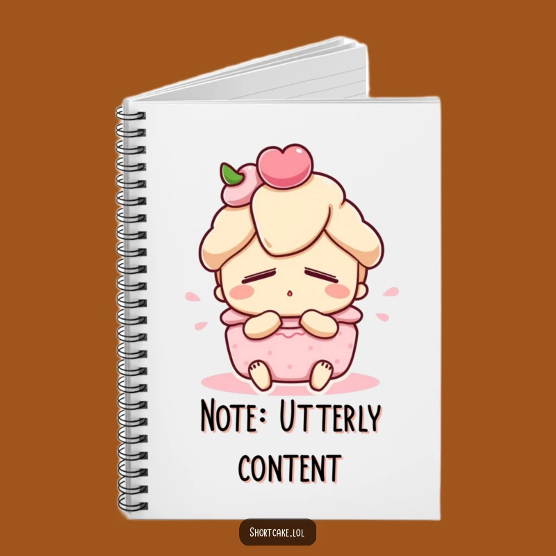 Funny Shortcake Notebook: Jot Down Sweet Thoughts