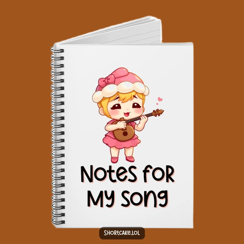 Funny Fife Playing Shortcake Notebook: Jot Down Melodies with Humor