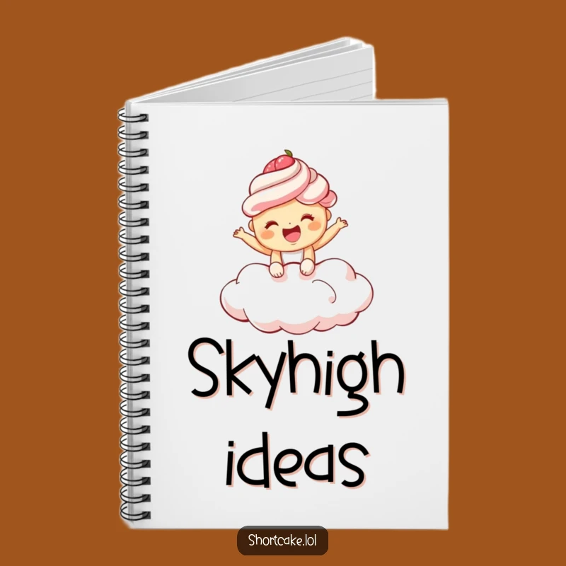 Funny Giggling Shortcake Notebook: Joyful Gift for Sweet Notes