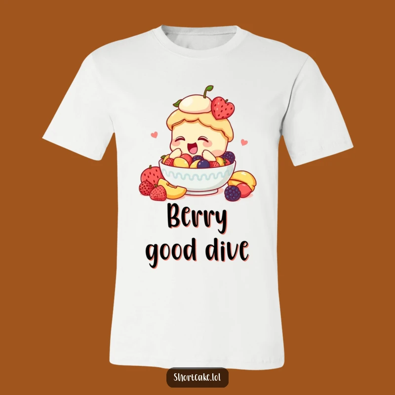 Funny Diving Shortcake Fruit T-Shirt – Wear Your Enthusiasm!