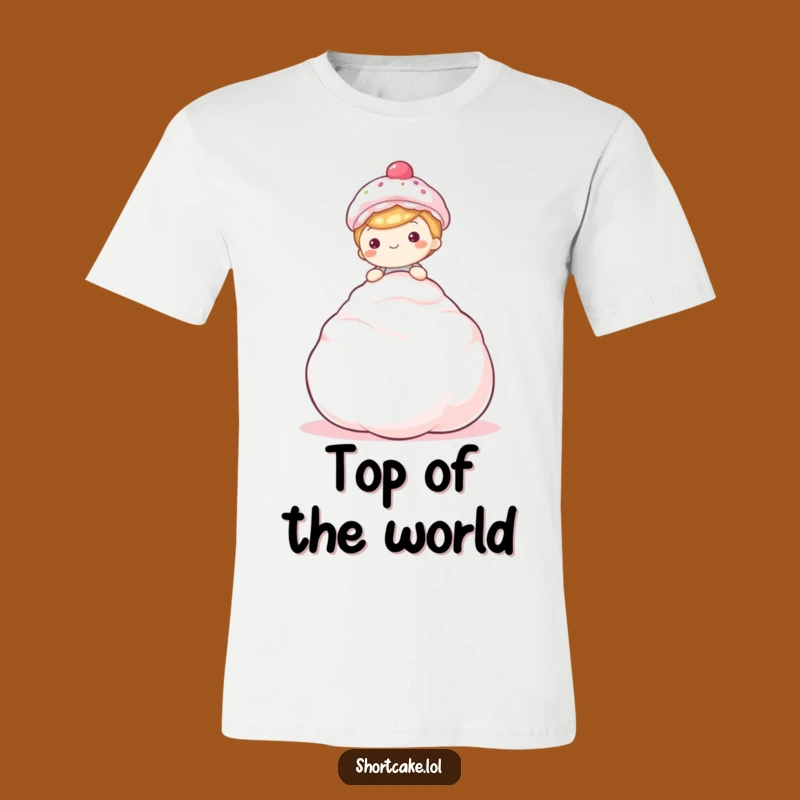 Funny Meringue Shortcake T-Shirt – Wear Your Sweetness Proudly!