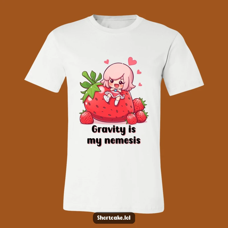 Funny Shortcake Slipping T-Shirt - Wear the Comedy