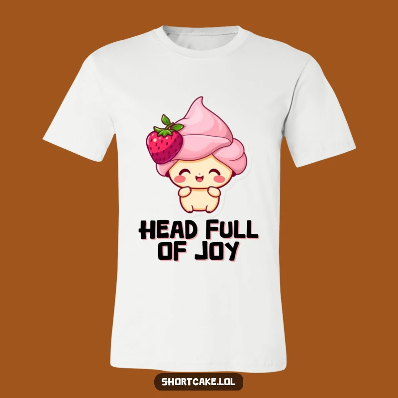 Funny Shortcake T-Shirt: Happy Berry Design, Perfect Sweet Gift for Dessert Fans