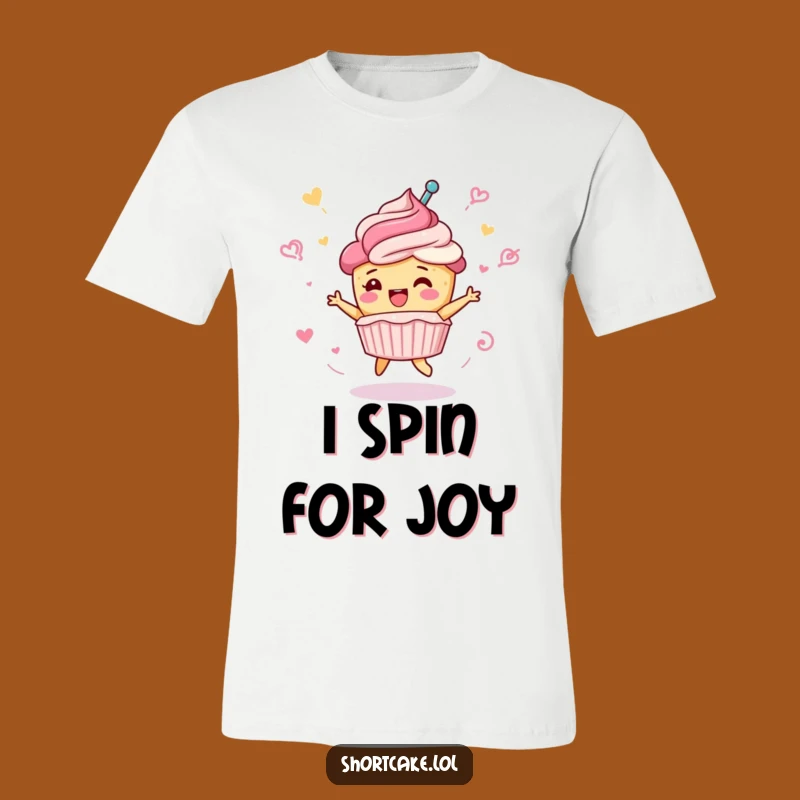 Funny Shortcake T-Shirt: Spin into Celebration Tee Gift