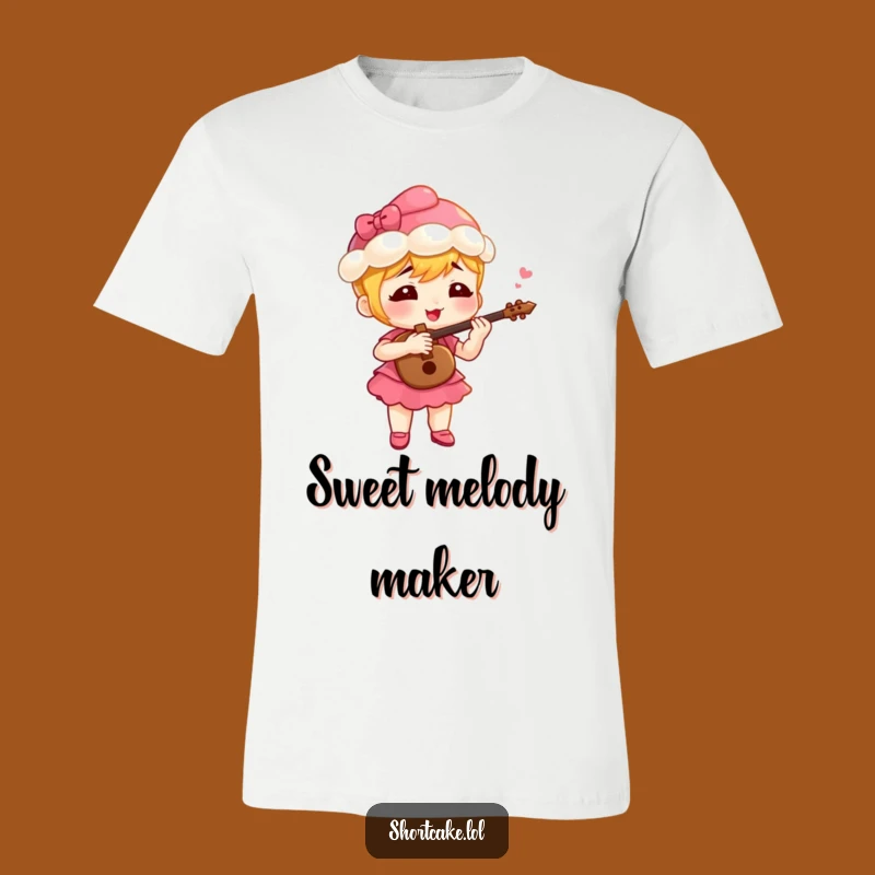 Funny Fife Playing Shortcake T-Shirt: Wear Your Musical Joy with Humor