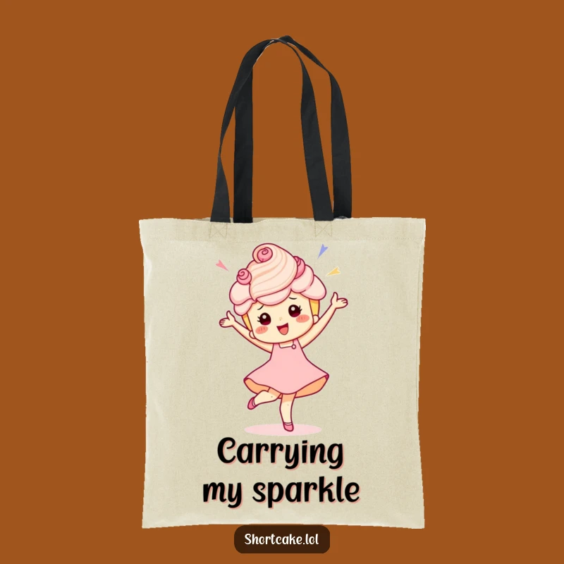 Funny Shortcake Pirouette Tote Bag: Carry Your Sweetness & Style Gift