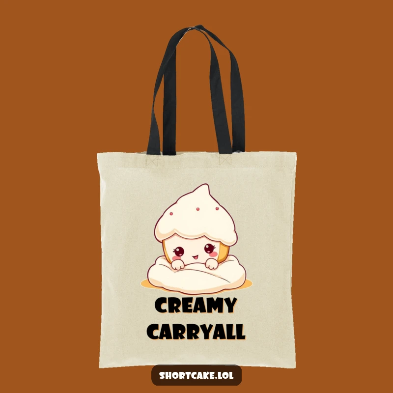 Funny Shortcake Face Tote Bag: Carry Your Treats and Smiles in Style